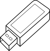 USB -võti Online Värvimine